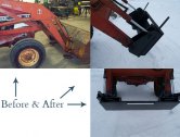 2250 Loader with Universal Quick Tach (Before & Afters)